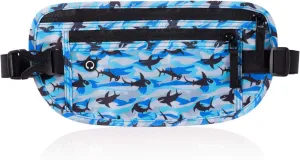 Goothdurs Travel Fanny Pack Money Belt Travel Wallet for Women and Men with RFID Blocking Slim Waist Bag (2020 New Model)