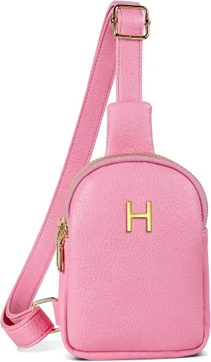 Graduation Gifts, Initial Crossbody Bags for Women Girls, Lightweight Mini Shoulder Bag, Leather Waterproof Sling Bag, Monogrammed Gifts for Teens, Cute Trendy Stuff, Travel Essentials