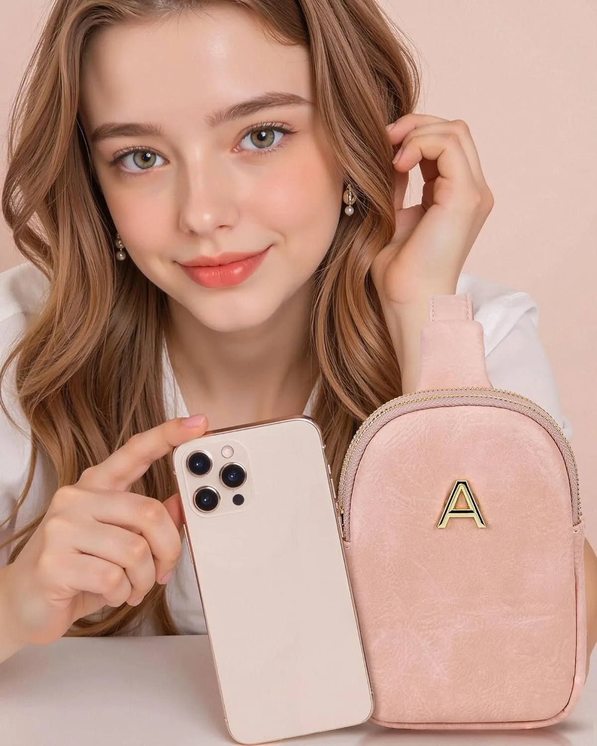 Graduation Gifts, Mini Crossbody Bags with Letter for Teen Girls Women, Mothers Day Gifts, Teacher Gifts, Over The Shoulder Bag, Lightweight Phone Purse for Daily Essentials, Cute Trendy Stuff