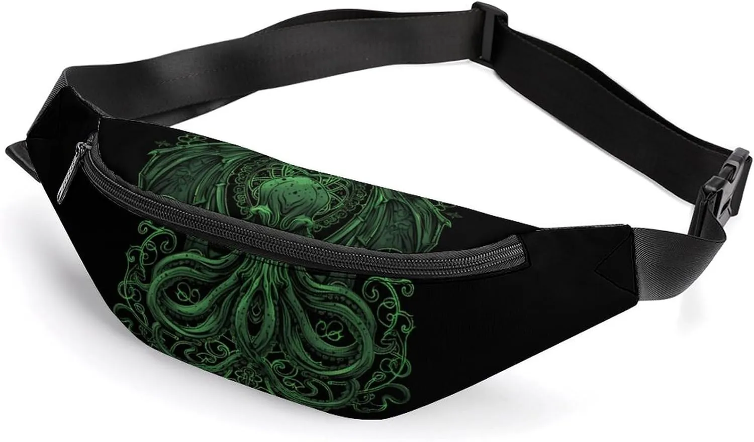 Great Cthulhu Crossbody Fanny Pack Waist Packs Adjustable Shoulder Bags Sling Bag for Hiking Running Cycling