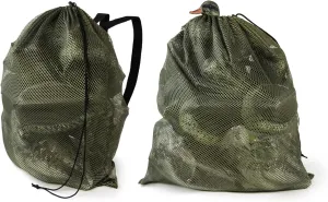 GUGULUZA Mesh Decoy Bags, Green/Camo Duck Decoy Bag for Goose/Turkey/Waterfowl/Pigeon, Light Weight Carrying Storage Backpack for Hunting