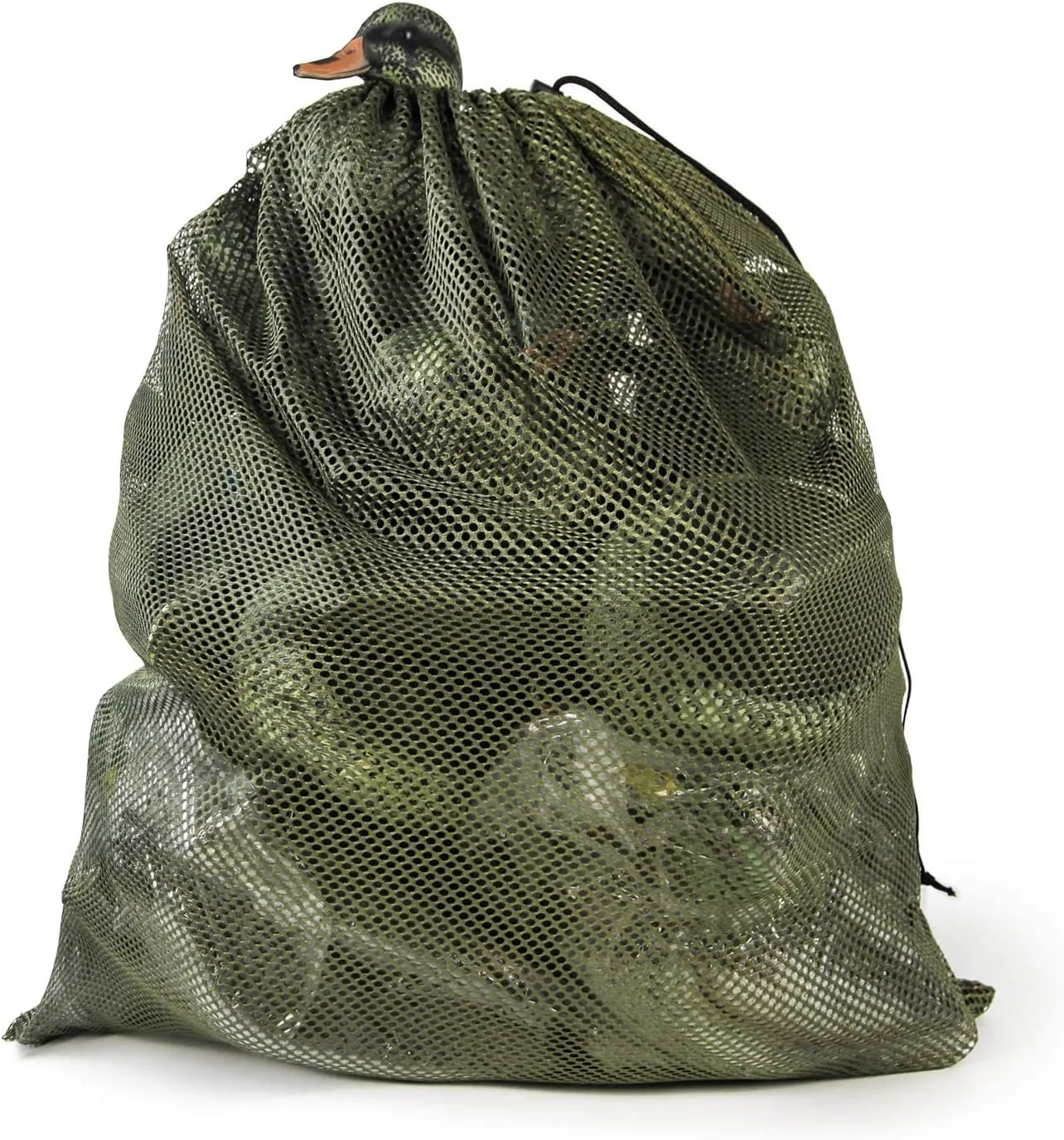 GUGULUZA Mesh Decoy Bags, Green/Camo Duck Decoy Bag for Goose/Turkey/Waterfowl/Pigeon, Light Weight Carrying Storage Backpack for Hunting
