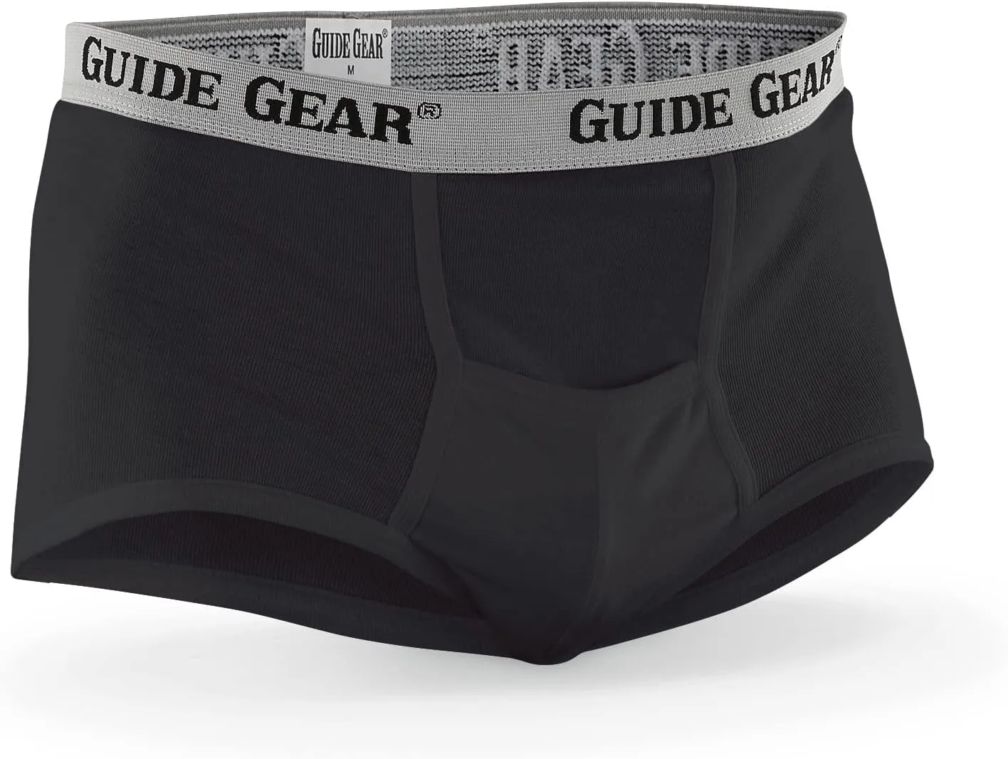 Guide Gear Men Boxers Briefs Pack of 6, Mens Boxer Shorts Underwear in Cotton with Elastic Waistband