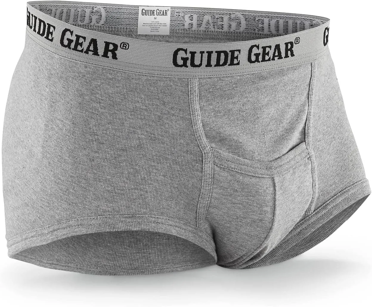 Guide Gear Men Boxers Briefs Pack of 6, Mens Boxer Shorts Underwear in Cotton with Elastic Waistband