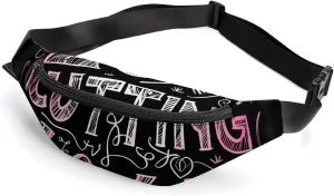 Hairstylist Love Cutting Hair Crossbody Fanny Pack Waist Packs Adjustable Shoulder Bags Sling Bag for Hiking Running Cycling