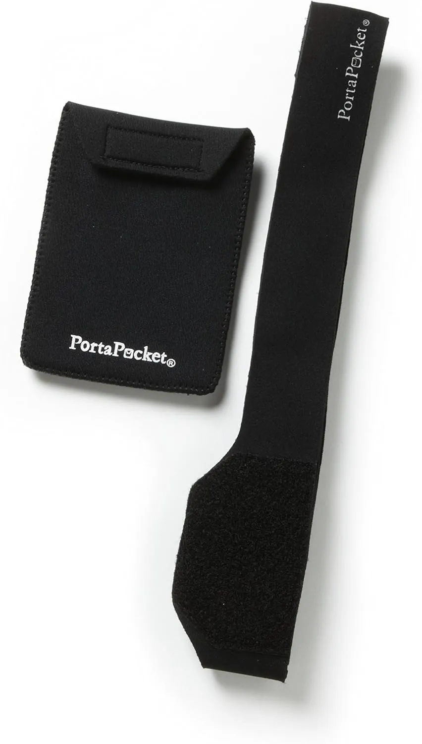 Handsfree, secure PortaPocket keeps your cell phone (etc!) safe & handy. Secure pouch fits almost any smartphone or cellphone. Smart phone Holder/Gear. Great for passports, keys 