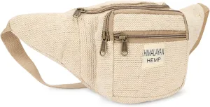 Hemp Fanny Pack,Adjustable Waist and Multiple Pockets,Waist Bag & for all purpose (Multi-1)