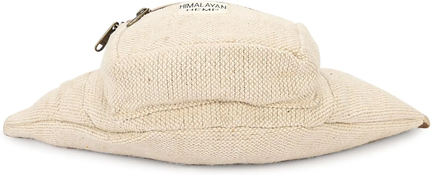 Hemp Fanny Pack,Adjustable Waist and Multiple Pockets,Waist Bag & for all purpose (Multi-1)