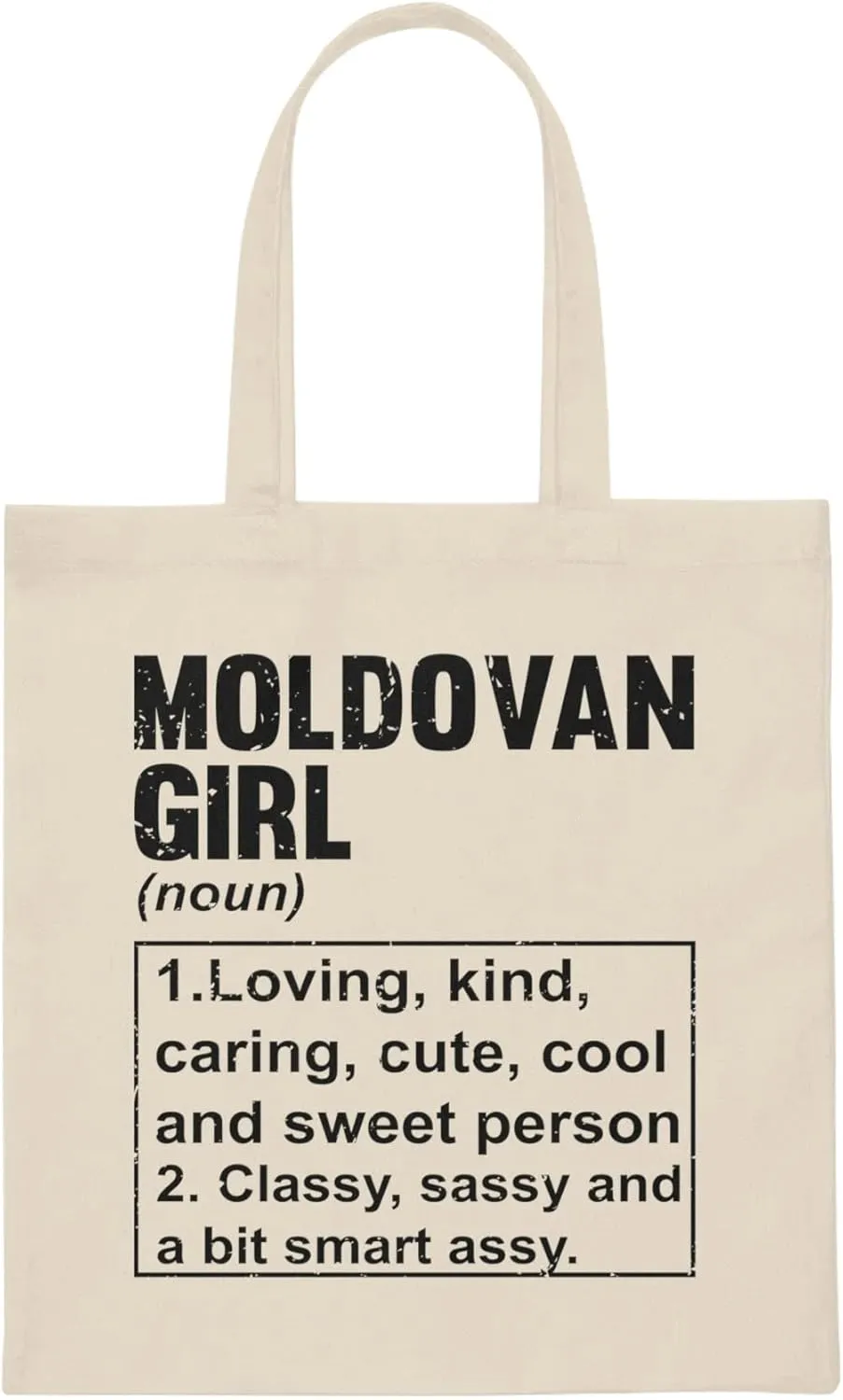 Hilarious Moldovian Nationalistic Nationalism Enthusiast Novelty Patriotic Patriotism Chauvinism Devotee Canvas Tote Bag
