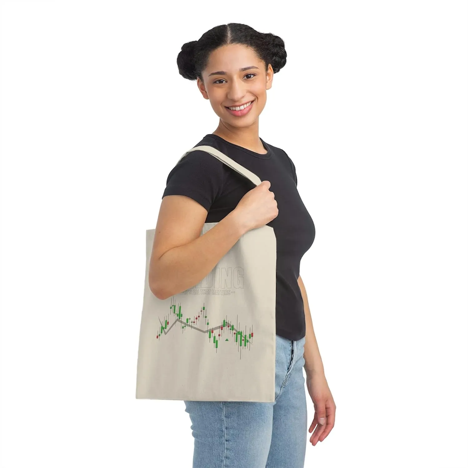 Hilarious Traders Appreciation Investors Graphic Mockeries Humorous Trading Stocks Importance Illustration Canvas Tote Bag