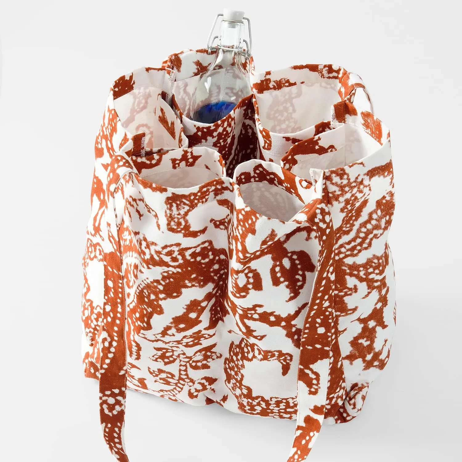 HPD Half Price Drapes Reusable Grocery Shopping Bags, 2 Pack 100% CottonTwill Tote Bags