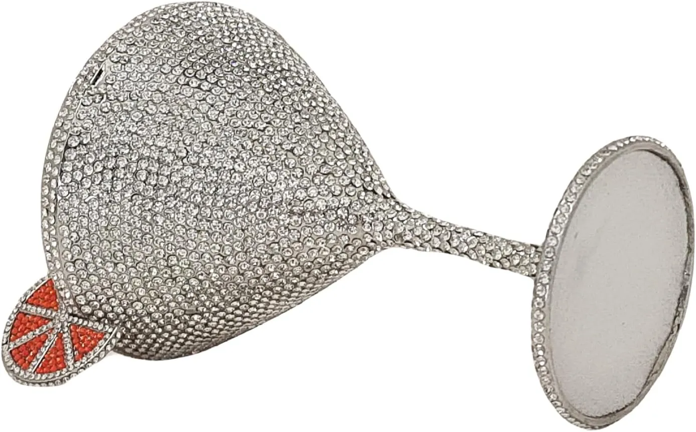 HUANG ZHUANG Goblet Evening Bag Women Cocktail Cup Rhinestone Clutch Purse Funny Crystal Party Bag Cute Prom Handbag