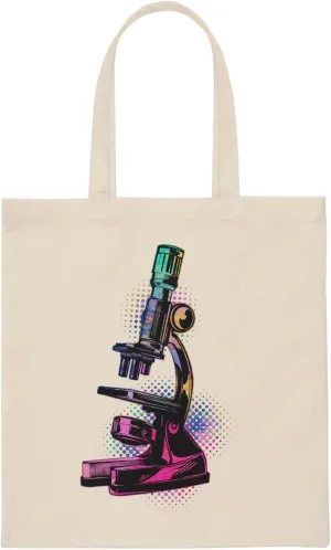 Humorous Researcher Microbiologist Scientist Tech Enthusiast Hilarious Canvas Tote Bag