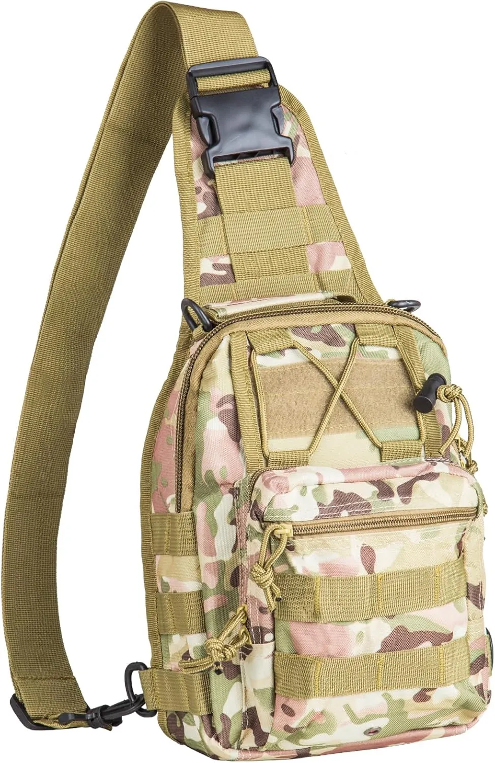 Hunting Backpack, Small Carry Pouch, Sling Shoulder Bag for Licenses Flashlight Knife Water Bottle Deer Call, Light Pack for Deer Duck Tree Bow Hunt