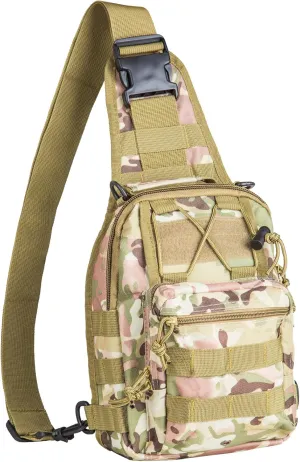 Hunting Backpack, Small Carry Pouch, Sling Shoulder Bag for Licenses Flashlight Knife Water Bottle Deer Call, Light Pack for Deer Duck Tree Bow Hunt
