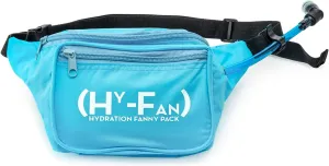 Hydration Fanny Pack with Bladder, 17oz BPA-Free, Hands-Free Design, Secure Pockets, Ideal for Athletic Outdoor Activities, Travel and More - Sky Blue