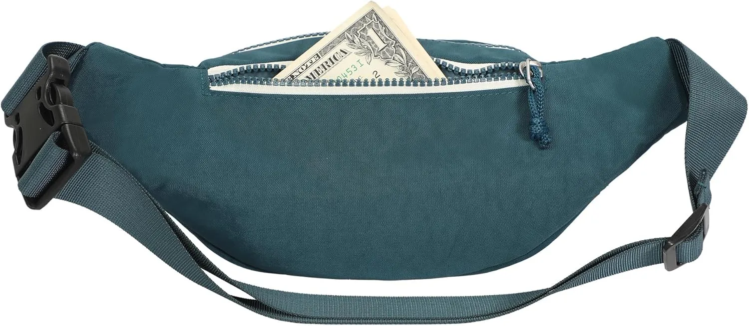 Hynes Eagle Fanny Pack Belt Bag for Women Men Fashionable Crossbody Bag Waist Pack Sling bag with Adjustable Strap Green
