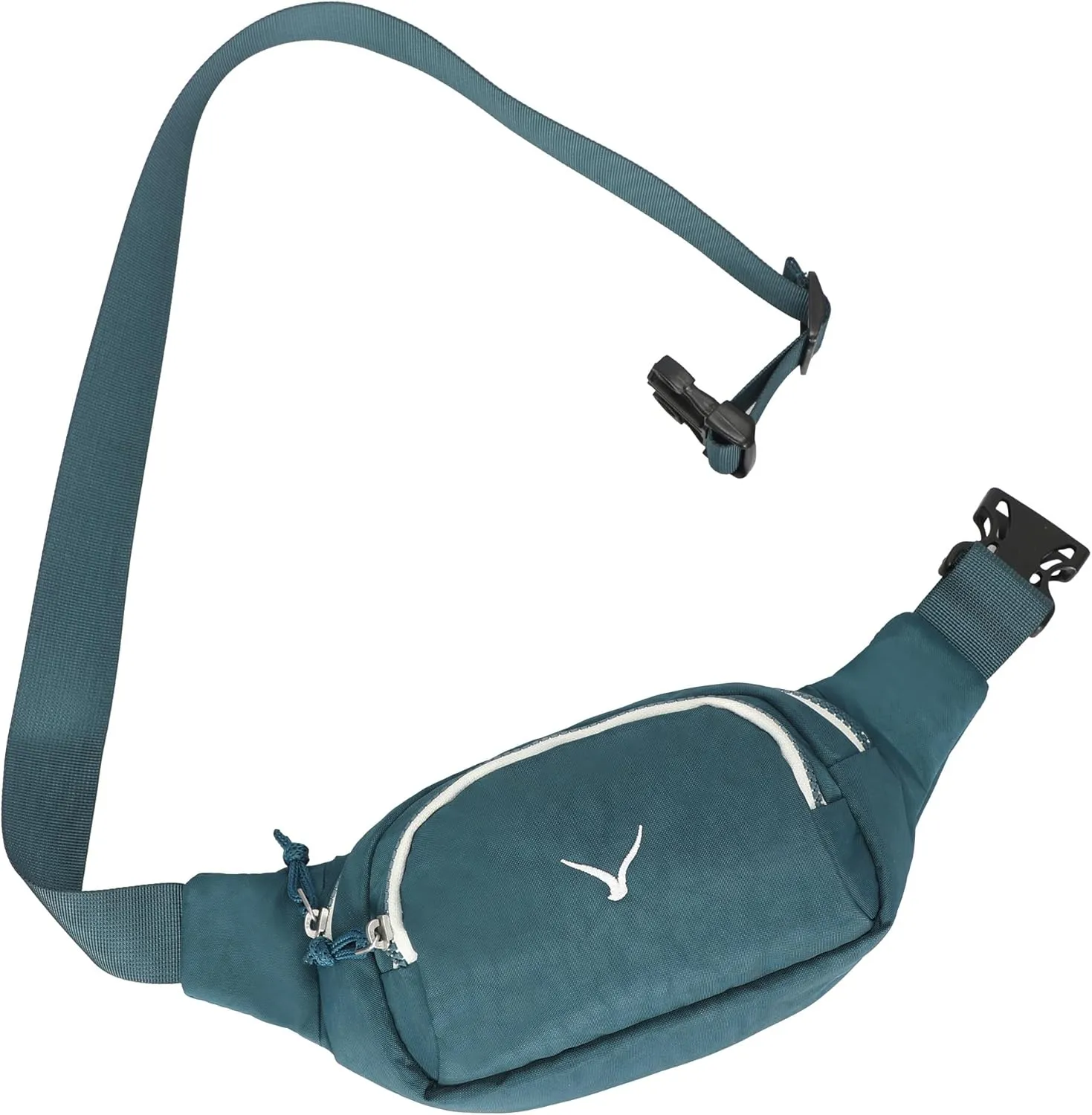 Hynes Eagle Fanny Pack Belt Bag for Women Men Fashionable Crossbody Bag Waist Pack Sling bag with Adjustable Strap Green
