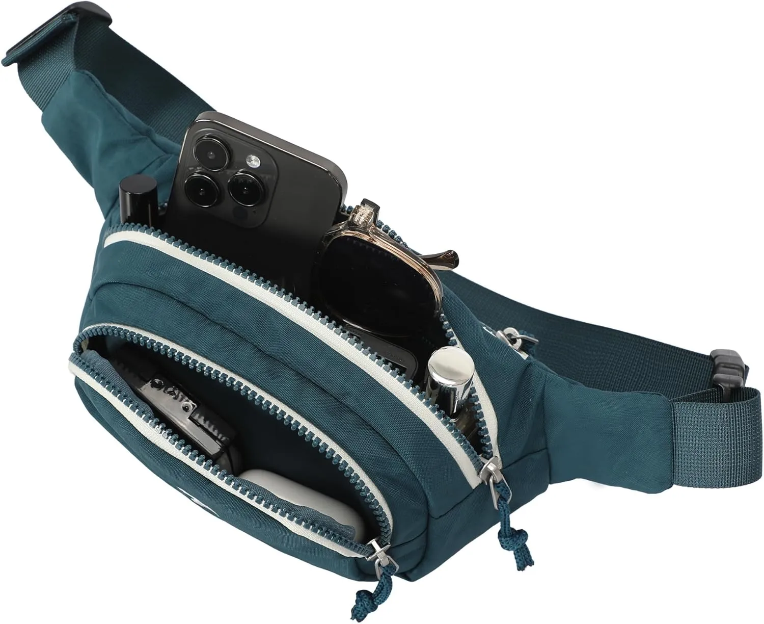 Hynes Eagle Fanny Pack Belt Bag for Women Men Fashionable Crossbody Bag Waist Pack Sling bag with Adjustable Strap Green