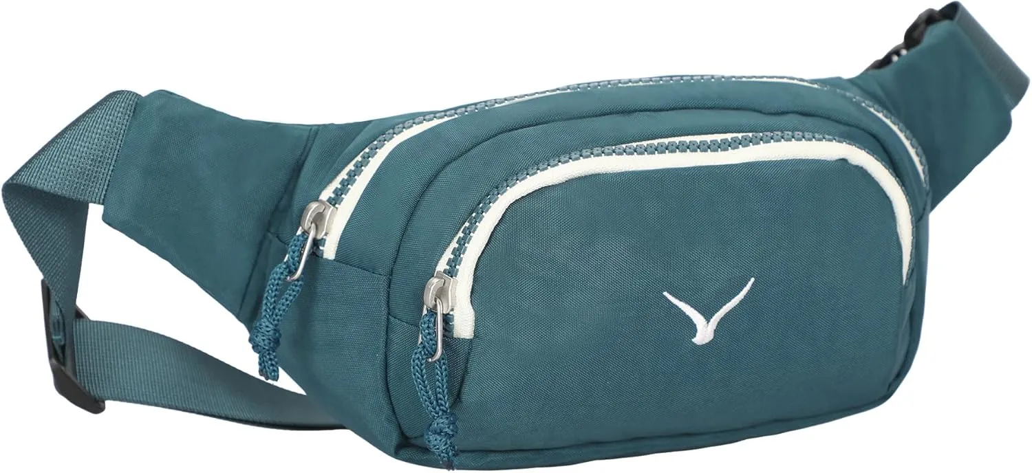 Hynes Eagle Fanny Pack Belt Bag for Women Men Fashionable Crossbody Bag Waist Pack Sling bag with Adjustable Strap Green