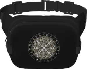 Icelandic Magical Staves Scandinavian Fanny Belt Bag Waist Pack Crossbody Bags Bum Bag For Running Hiking Travel Workout Adjustable Strap Crossbody Fanny Pack For Women Men pattern58