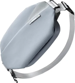 Inateck Sling Bag X, 4L Multi-pocket Crossbody Shoulder Chest Bag with Adjustable Shoulder Strap, Water-resistant Waist Fanny Pack for Men, Women, Travel, Daily Use, Cycling, Hiking, Gray Blue, Large