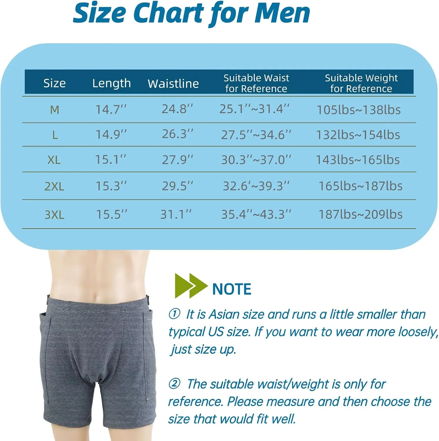 Incontinence Care Trousers, Catheter Underwear for Elderly with Double Pockets, Urinate Drainage Bag Pants for Catheter Nephrostomy Bag for Incontinence and Ostomy Patients (Men, XL)