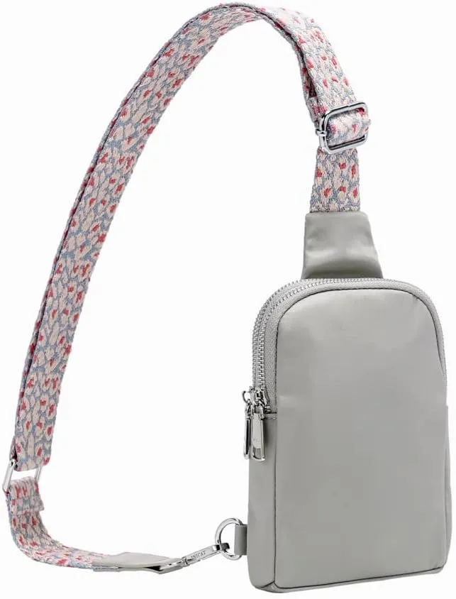 INICAT Nylon Small Crossbody Bags for Women 1L Sling Bag for Men Shoulder Bag Fanny Pack Travel Essentials