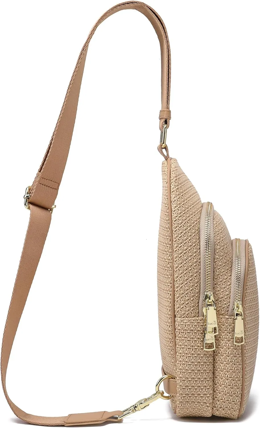 INICAT Summer Straw Bag Small Sling Beach Bag Crossbody Bags for Women