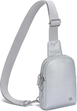 INICAT Travel Small Sling Bag Leather Crossbody Bags for Women Fanny Packs Cross Body Bag for Woman Cross Body Purses