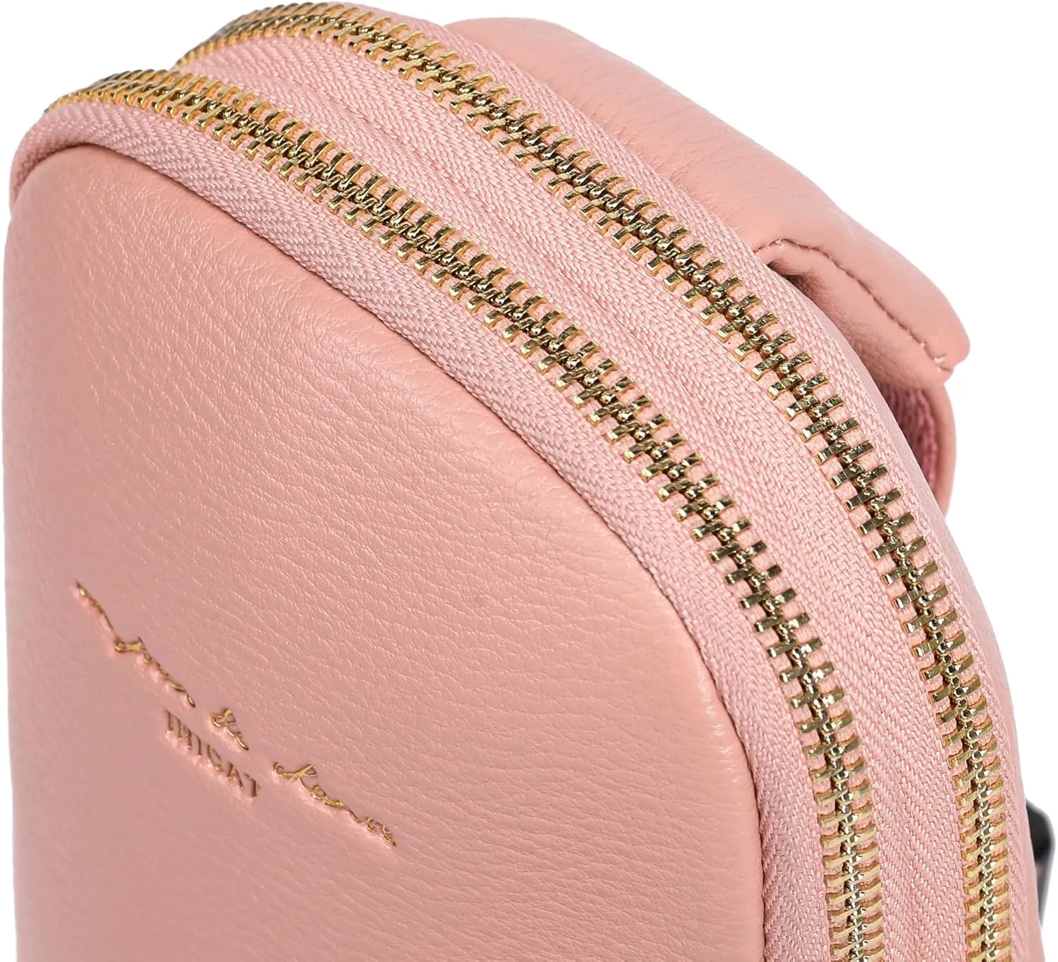 INICAT Travel Small Sling Bag Leather Crossbody Bags for Women Fanny Packs Cross Body Bag for Woman Cross Body Purses