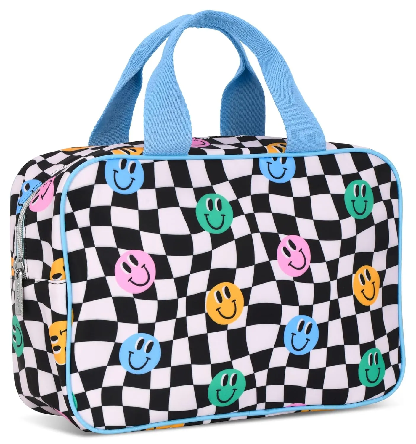 iscream 12.25" x 8.25" Nylon Double Handle Zippered Cosmetic Bag - Good Times