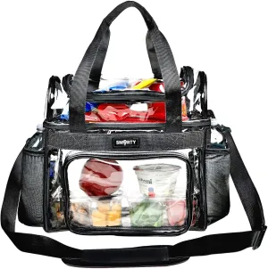 J.CARP Clear Bag Heavy Duty Backpack Durable Transparent See Through Bag