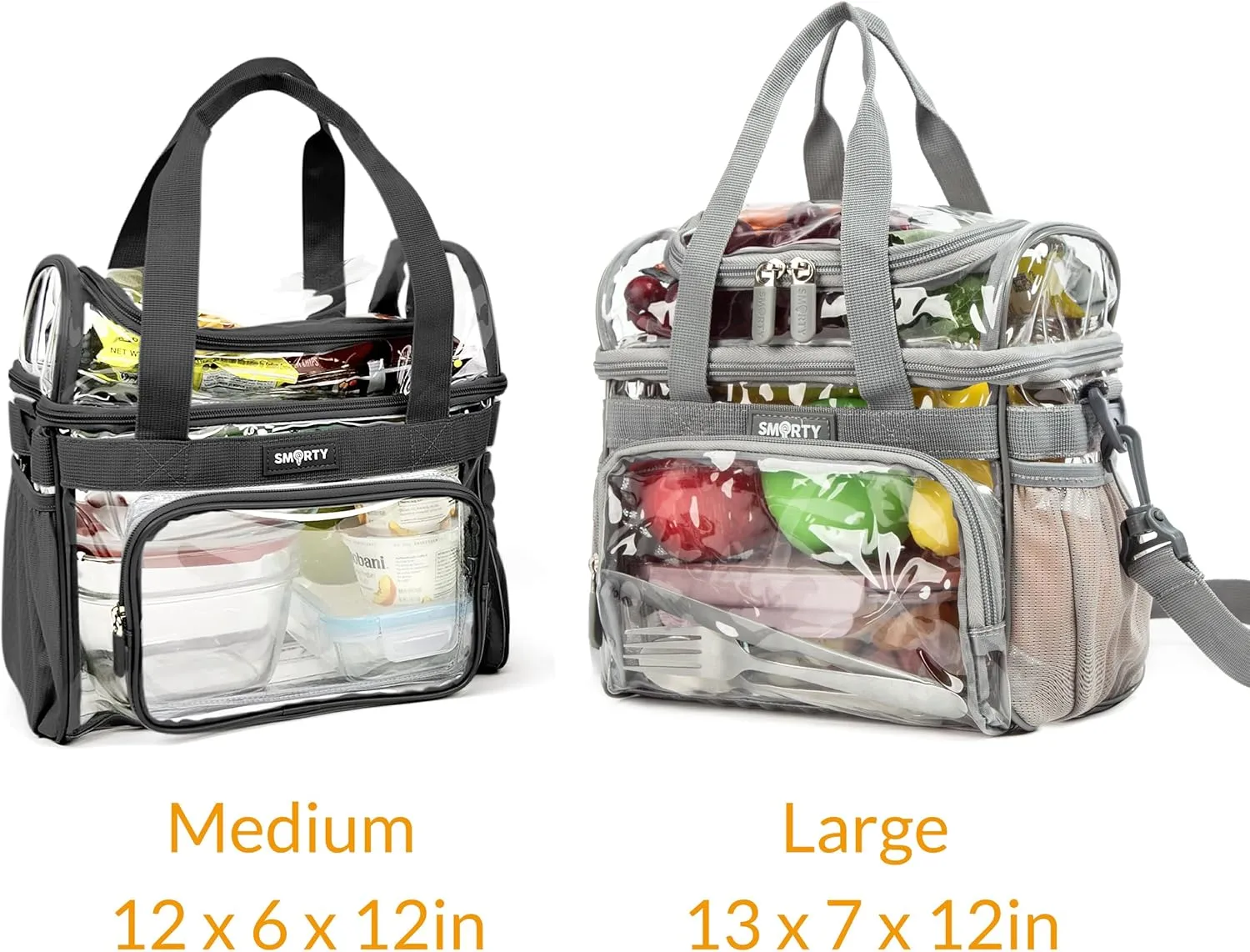 J.CARP Clear Bag Heavy Duty Backpack Durable Transparent See Through Bag