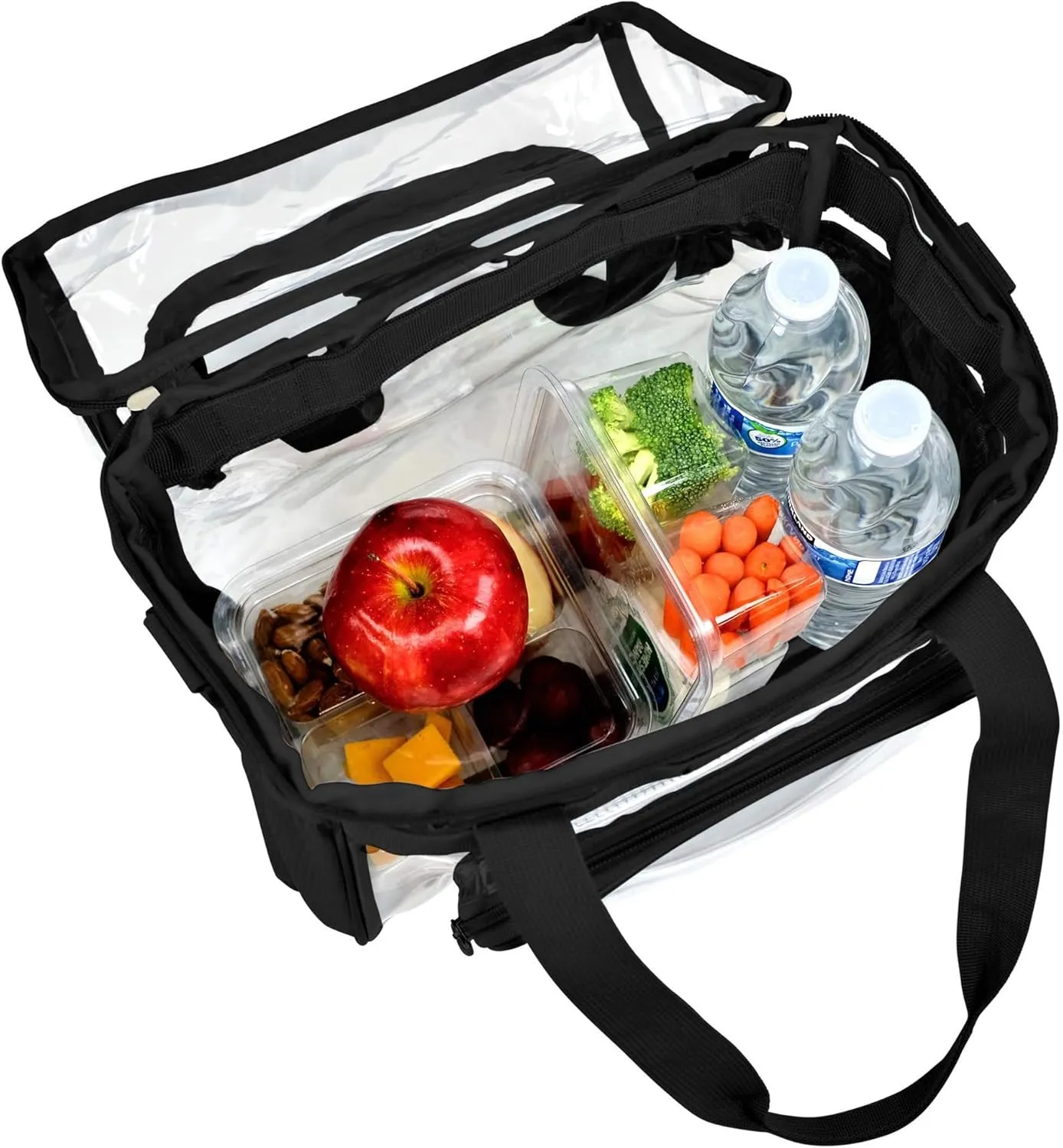 J.CARP Clear Bag Heavy Duty Backpack Durable Transparent See Through Bag