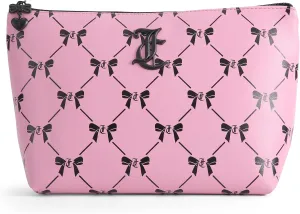 Juicy Couture Pink Printed Top Zip Bag