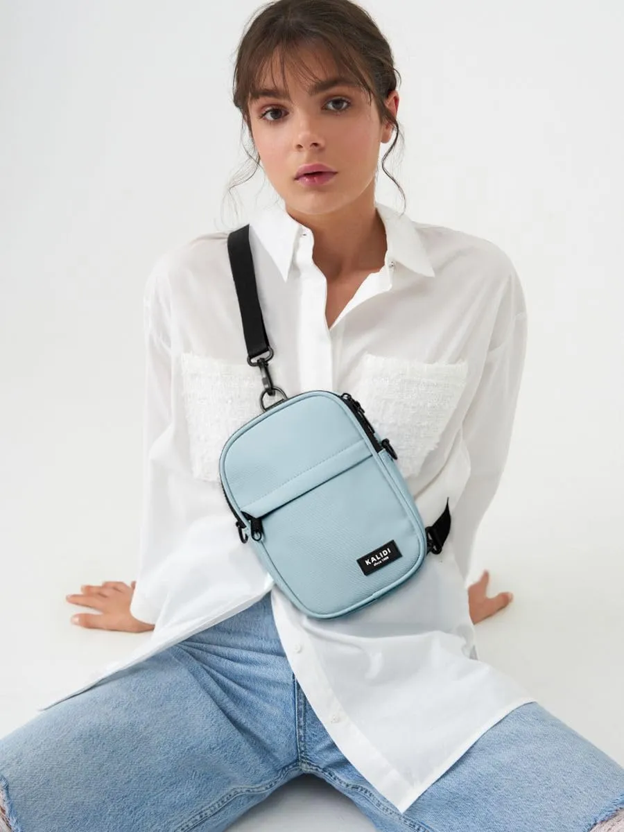 KALIDI Crossbody Sling Bag for Women Men Multi Position Small Purse Waist Fanny Pack with 2 Adjustable Strap