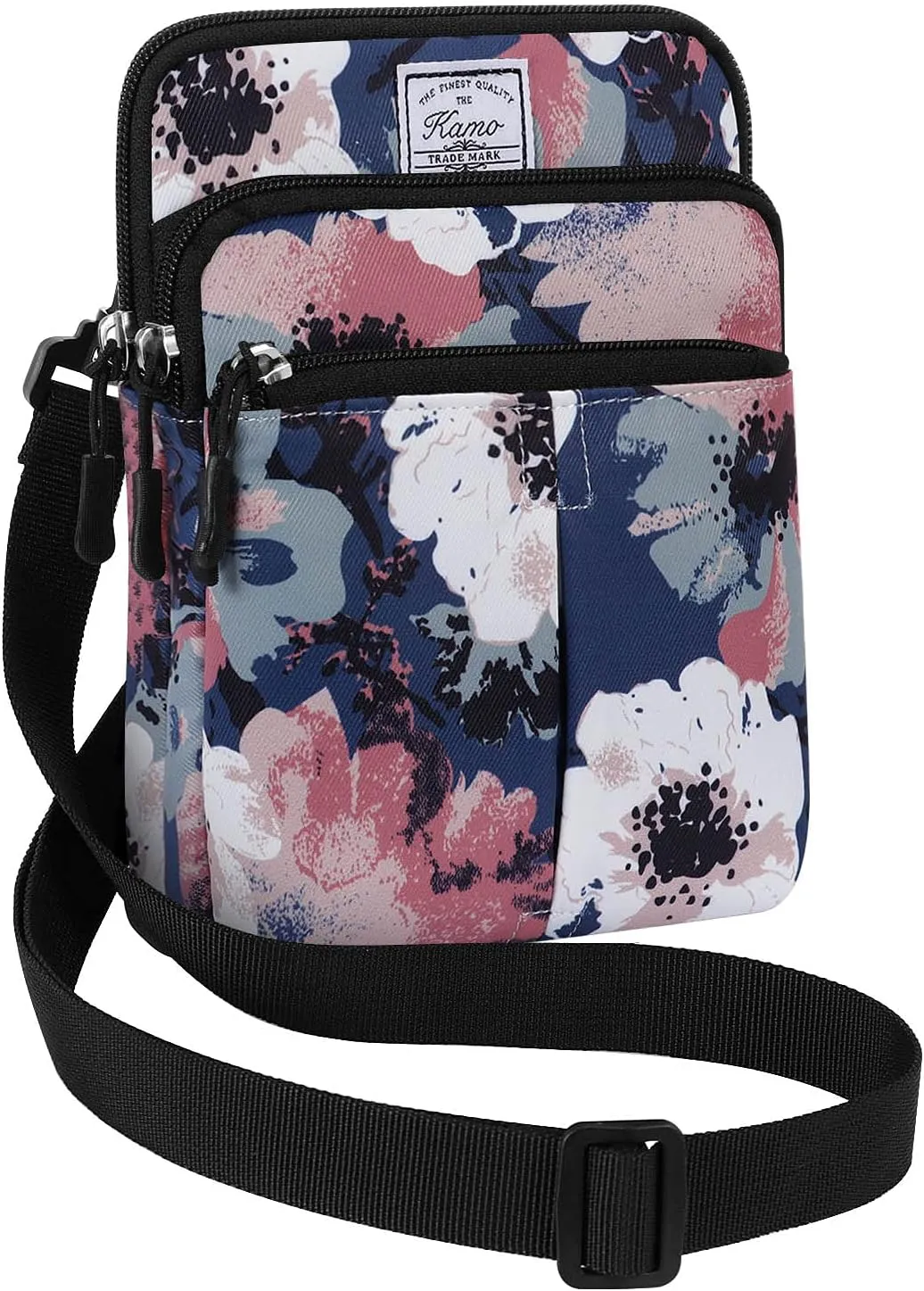 KAMO Multifunction Phone Waist Bag - Diagonal Crossbody Purse for Women & Men
