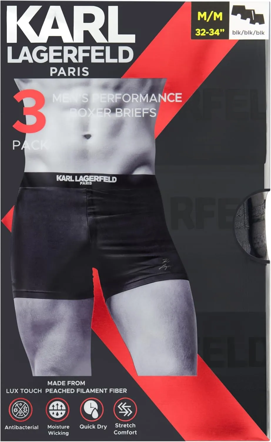 Karl Lagerfeld Paris Men's 3 Pack Underwear