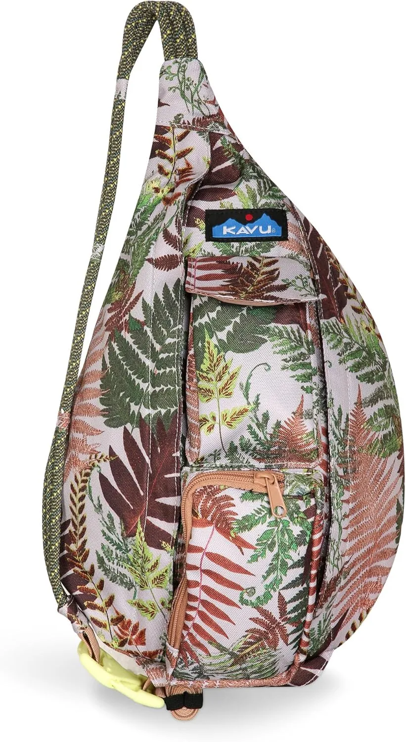 KAVU Mini Rope Sling Pack with Adjustable Rope Shoulder Strap