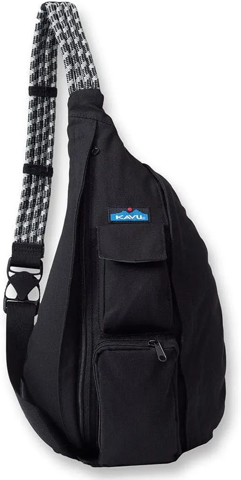 KAVU Original Rope Bag Sling Pack with Adjustable Rope Shoulder Strap