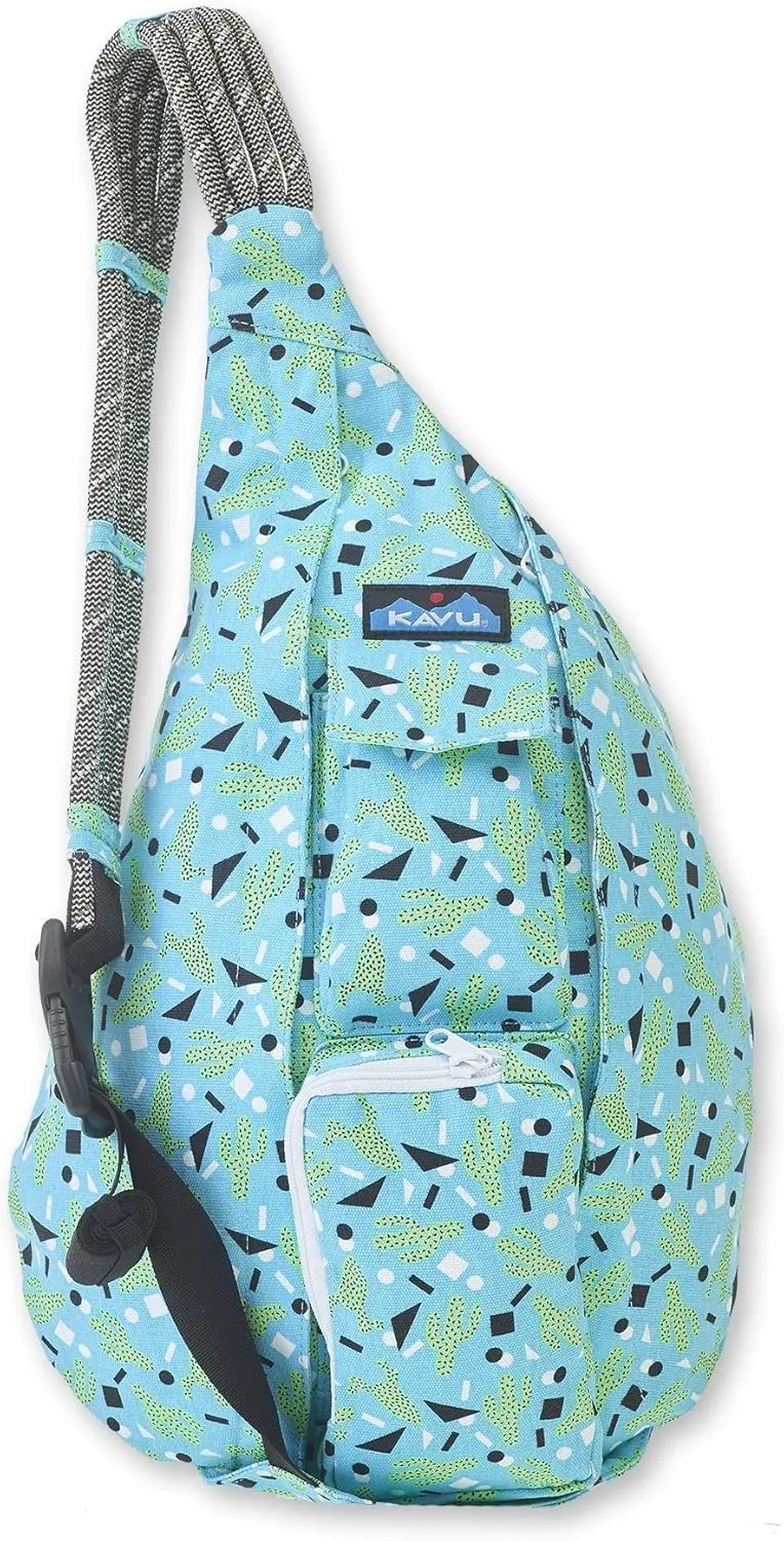 KAVU Original Rope Bag Sling Pack with Adjustable Rope Shoulder Strap