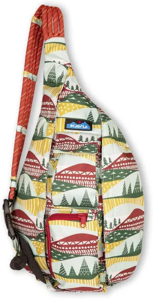 KAVU Original Rope Sling Bag with Adjustable Rope Shoulder Strap