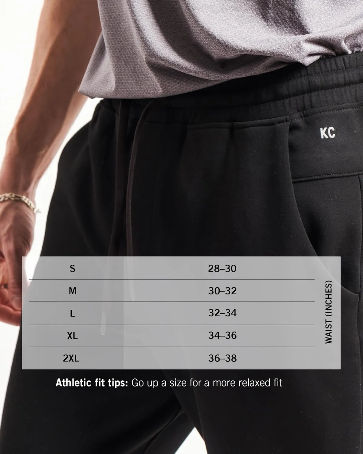Kenneth Cole REACTION Stretch Scuba Knit Tapered Sweatpants for Men 2-Pack, Active Mens Joggers with Pockets, 2-Pack
