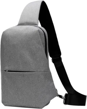 KESYOO Sports Bag Shoulder Bag Mens Crossbody Bag Sports Crossbody Bag Sling Bag Cross Bag for Men Man Bag for Men Crossbody Messenger Bag for Men Shoulder Chest Bag Light Grey