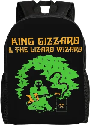 King Gizzard And Lizard Wizard Band Backpack Lightweight Backpacks Unisex Rucksack Fashion Casual Travel Bags