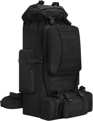 King'sGuard 100L Camping Hiking Backpack Molle Rucksack Military Camping Backpacking Daypack
