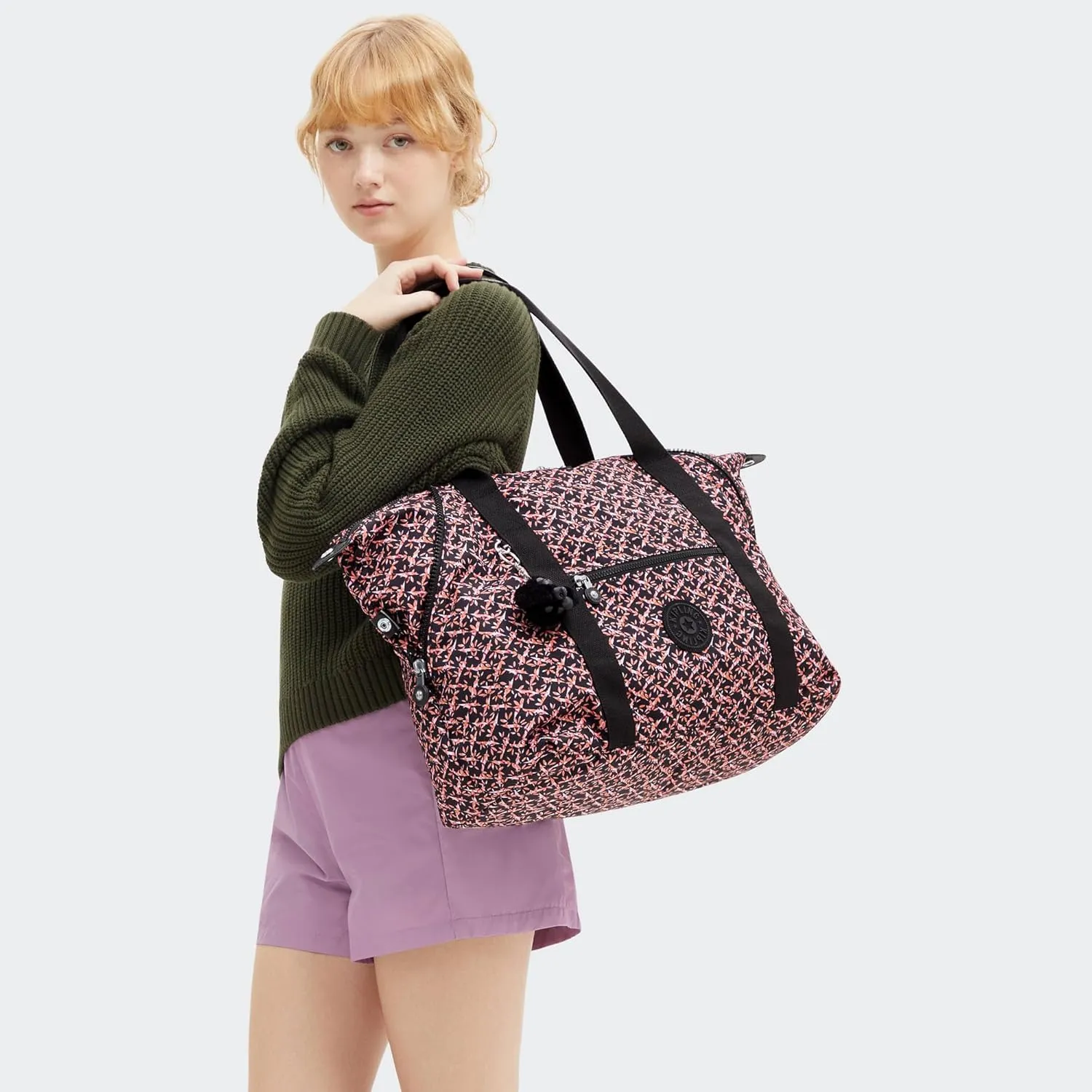 Kipling Art Medium Printed Tote Bag