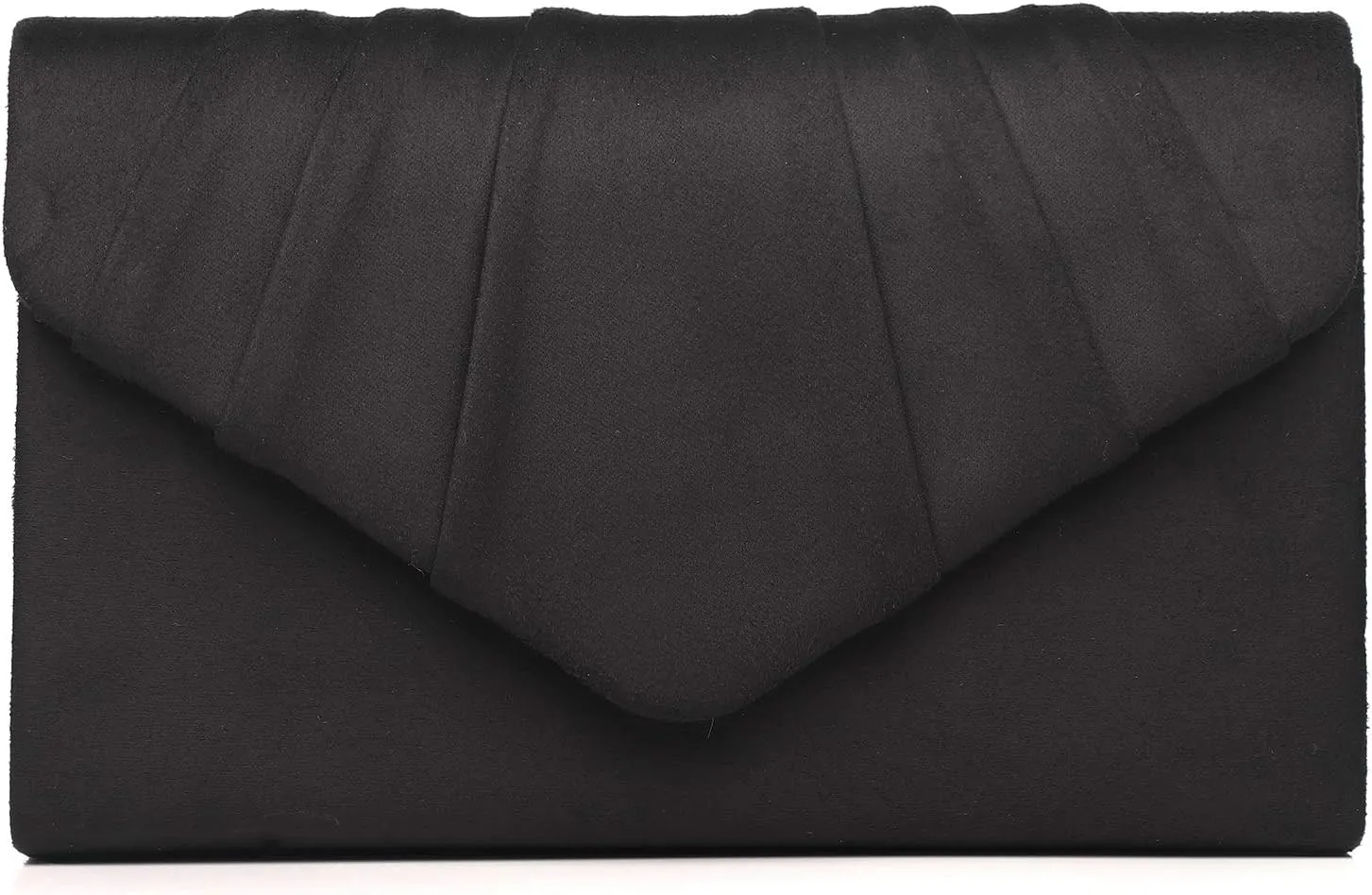 Labair Women's Evening Handbags Pleated Suede Evening Bag Velvet Clutch Bag Wedding Bridal Formal Purse.