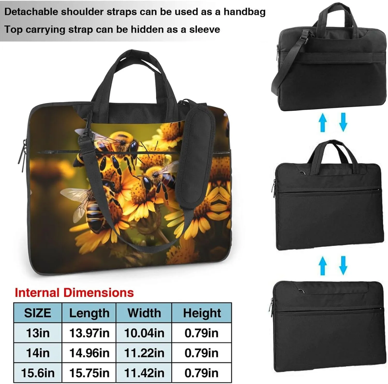 Laptop Bags Stylish, Functional, and Secure Cases for Men and Women, 15.6-inch Laptop Bags Shining Overlook